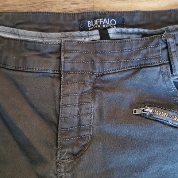 𝅺Buffalo Jeans Skinny Green Moto 31 - Picture 5 of 10